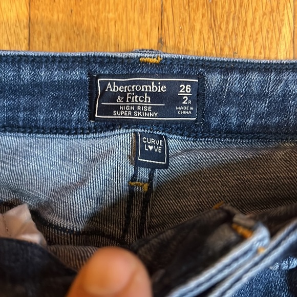 Abercrombie & Fitch Curve Love Super Skinny Jeans, size 26 - Picture 7 of 12